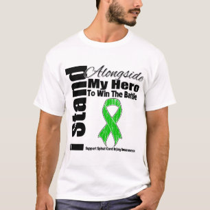 I Stand Alongside My Hero Spinal Cord Injury T-Shirt