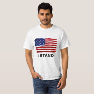 I Stand - American Flag T-Shirt
