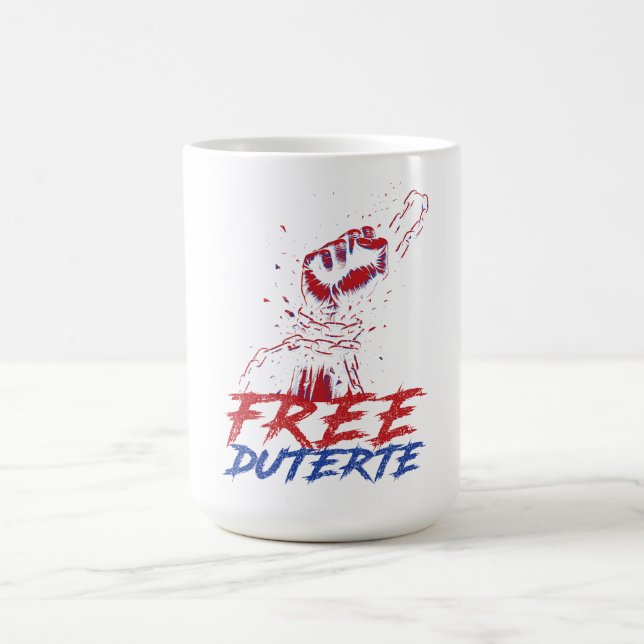 I Stand For Duterte Free DU30 Free Duterte Coffee Mug (Center)