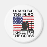 I Stand for The Flag Kneel for The Cross Flag USA