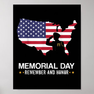 I Stand For The Flag Kneel For The Fallen Poster