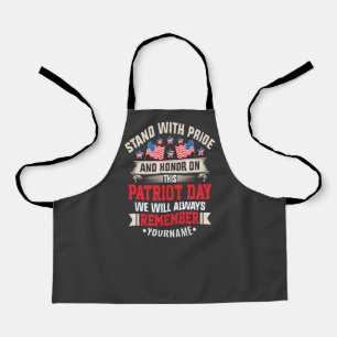 I Stand for the Flag to Honour Those Who Died Apron