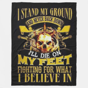 I STAND MY GROUD FLEECE BLANKET