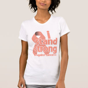 I Stand Strong Against Uterine Cancer T-Shirt