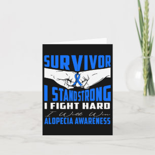 I Stand Strong Alopecia Awareness Card