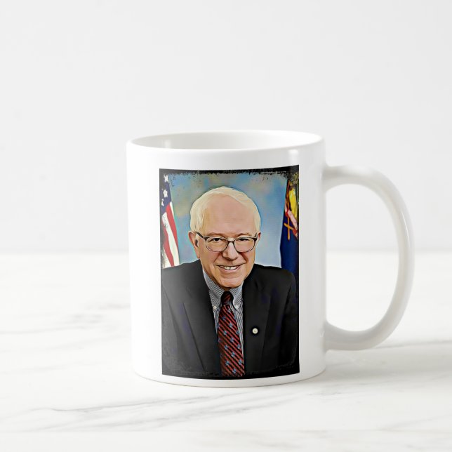 I Stand with Bernie Sanders Political Coffee Mug (Right)