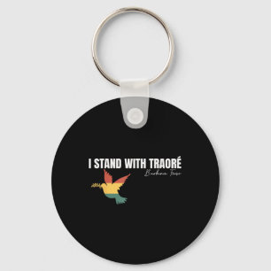 I Stand With Burkina Faso-ibrahim Traoré Key Ring