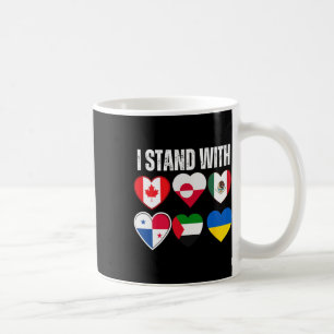 I Stand With Canada Greenland Mexico Panama Gaza U Coffee Mug