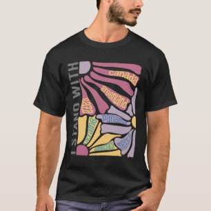 I Stand With Canada Greenland Mexico Panama Gaza U T-Shirt