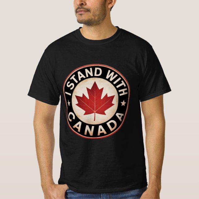 I stand with Canada T-Shirt (Front)