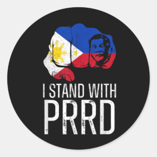 I Stand With Digong Duterte Prrd Du30 Philippine F Classic Round Sticker