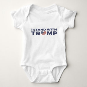 I Stand with Donald Trump Baby Bodysuit