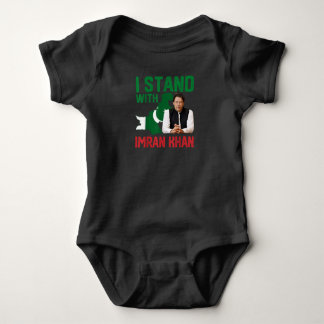 I Stand With Imran Khan PTI Party Pakistan Support Baby Bodysuit