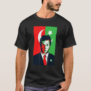 I Stand With Imran Khan Pti Support Khan Pakistan T-Shirt