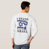 I Stand With Israel And Humanity T-Shirt (Back Full)