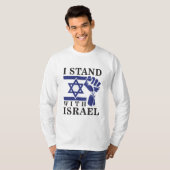 I Stand With Israel And Humanity T-Shirt (Front Full)