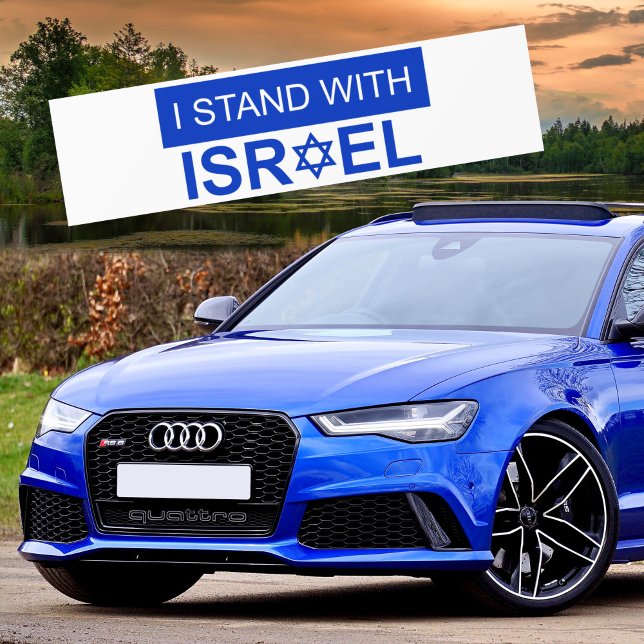 I Stand with Israel Bumper Sticker (Creator Uploaded)
