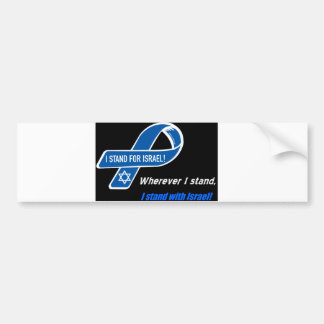 i stand with Israel bumpersticker Bumper Sticker