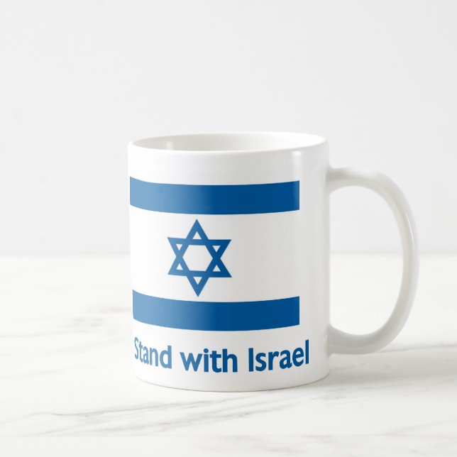 I Stand With Israel Gifts and Tees Coffee Mug (Right)