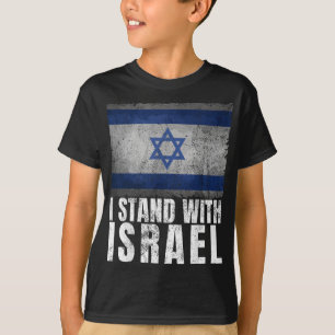I Stand With Israel Jewish Gifts Heritage Israeli T-Shirt