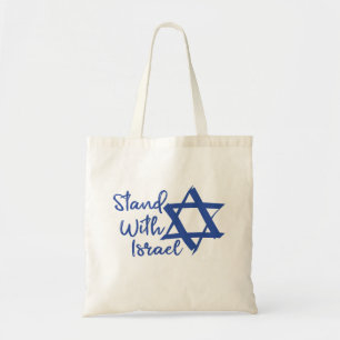 I Stand With Israel Love Tote Bag