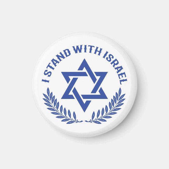 I Stand With Israel Magnet (Front)
