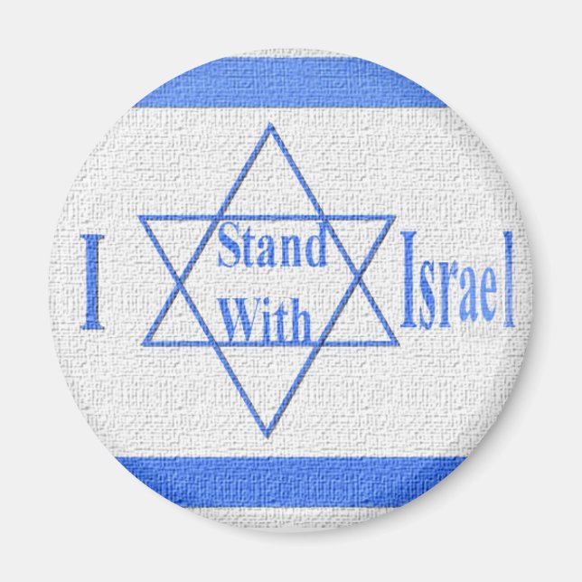 I Stand With Israel Magnet (Front)