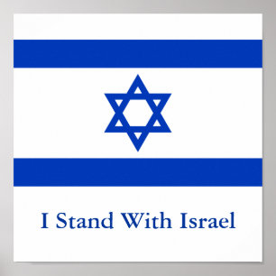 I Stand With Israel Poster