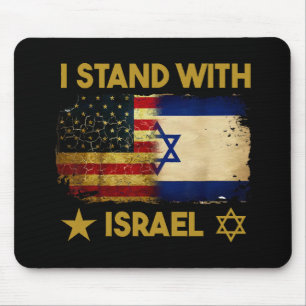 I Stand With Israel Shirt I Stand With Israel Amer Mouse Mat