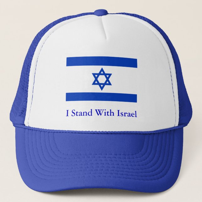I Stand With Israel Trucker Hat (Front)