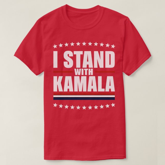 I stand With Kamala T-Shirt (Design Front)