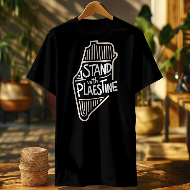 i stand with palestine flag T-Shirt (Creator Uploaded)