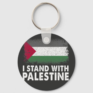 I Stand With Palestine Free Palestine  Key Ring