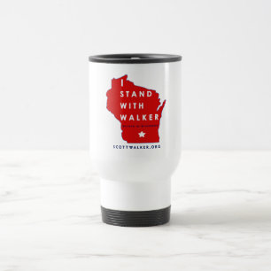 I Stand With Scott Walker Travel Mug