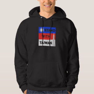 I Stand With Taiwan I Love Taiwan Flag Taiwanese P Hoodie