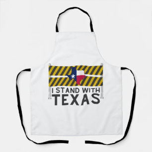 I Stand With Texas  Apron