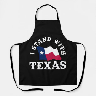 I Stand With Texas Apron