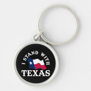 I Stand With Texas Key Ring