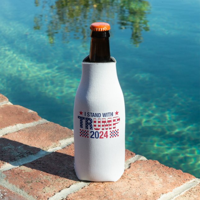 I Stand With Trump 2024 Bottle Cooler (In Situ Pool)