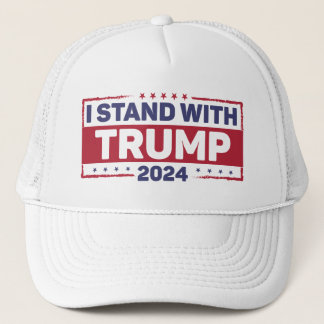 I Stand With Trump Trucker Hat