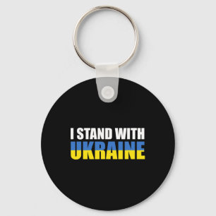 I Stand With Ukraine 16 Key Ring
