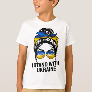 I Stand With Ukraine 2025 Shirts Ukrainian Flag Fr