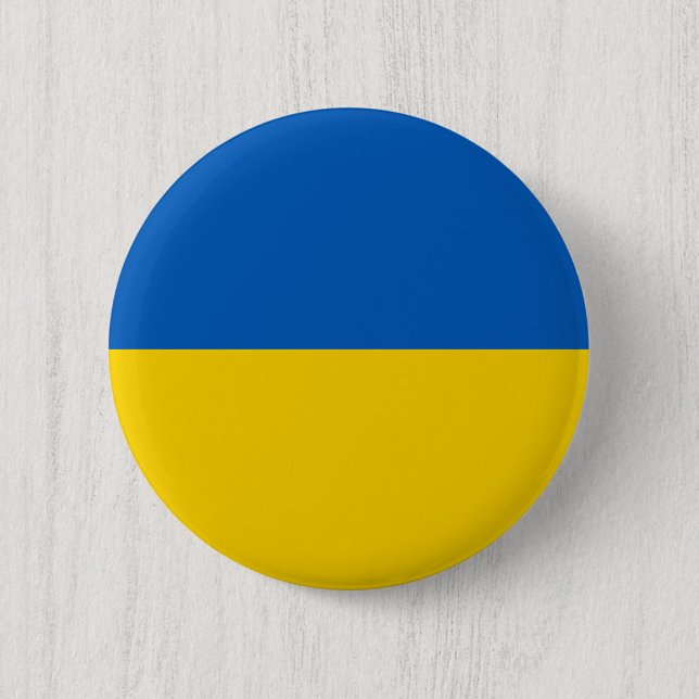 I stand with Ukraine 6 Cm Round Badge (Creator Uploaded)