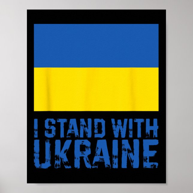 I Stand With Ukraine 6  Poster (Front)