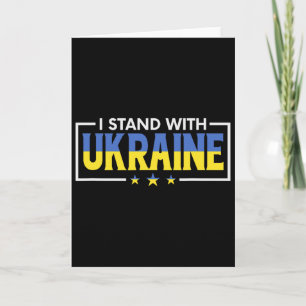 I Stand With Ukraine 8 Card