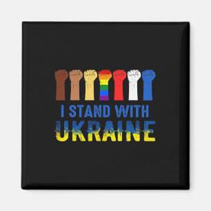 I Stand With Ukraine Anti Putin Stop The War Magnet