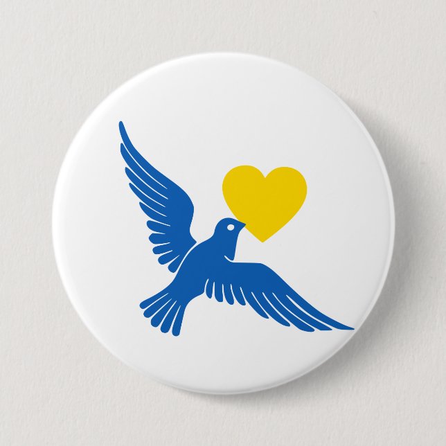 I stand with Ukraine !!!  Button (Front)