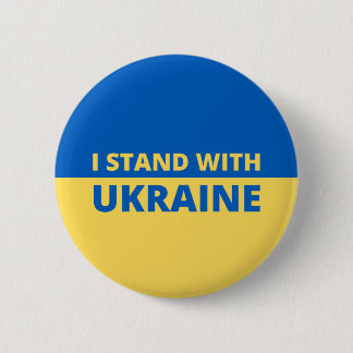 I STAND WITH UKRAINE BUTTON