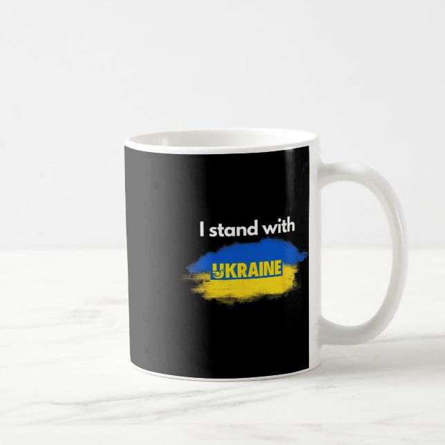 I Stand With Ukraine  Coffee Mug (Right)