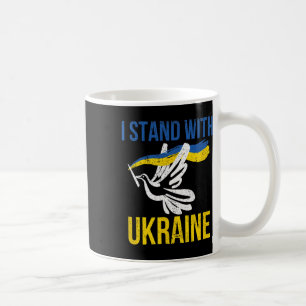 I Stand With Ukraine Dove Peace Pro-ukraine Coffee Mug